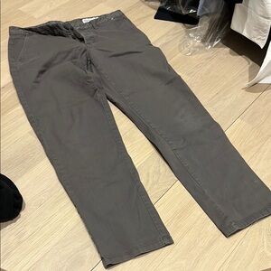 Gray Casual Pants